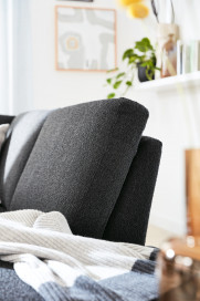 MR 385 von Musterring - Ecksofa Variante rechts black