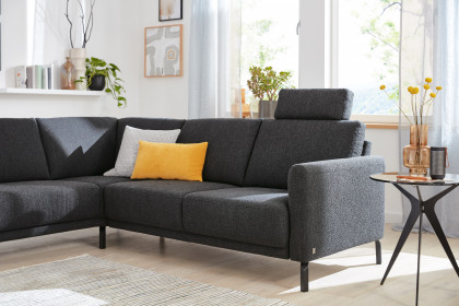 MR 385 von Musterring - Ecksofa Variante links black