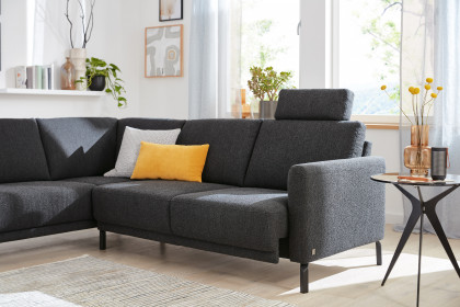 MR 385 von Musterring - Ecksofa Variante links black