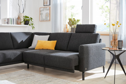 MR 385 von Musterring - Ecksofa Variante links black