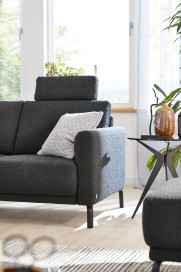 MR 385 von Musterring - Ecksofa Variante links black