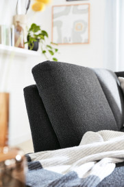 MR 385 von Musterring - Ecksofa Variante links black
