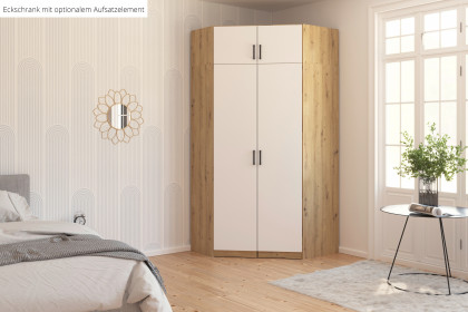 Allrounder von Rauch Blue - Eckschrank Eiche ca. 197 cm hoch