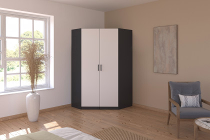 Allrounder von Rauch Blue - Eckschrank Eiche ca. 197 cm hoch
