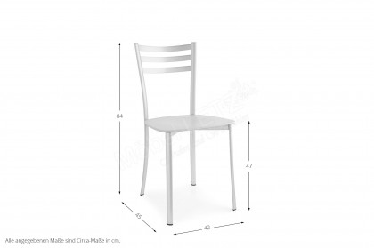 Ace von connubia by calligaris - Stuhl Buche gebleicht/ Stahl satiniert