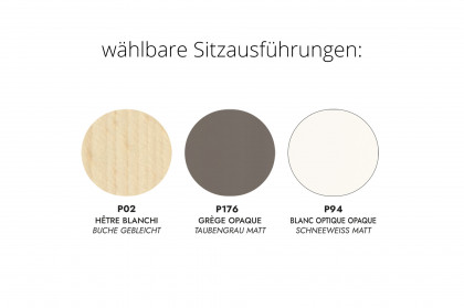 Ace von connubia by calligaris - Stuhl Buche gebleicht/ Stahl satiniert