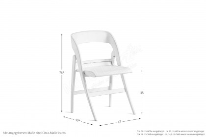 Clikclak von connubia by calligaris - Funktionsstuhl schneeweiß matt