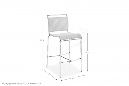 Air von connubia by calligaris - Barhocker in Steel