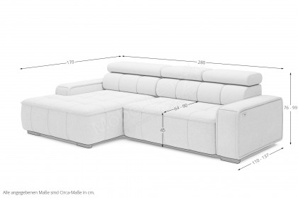 Thiago von WERSAL - Polstersofa links creme