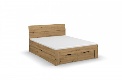 Allrounder von Rauch Blue - Bett 140x200 cm in Eiche Artisan
