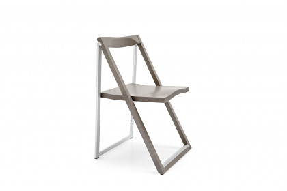 Skip von connubia by calligaris - Stuhl taubengrau matt, klappbar