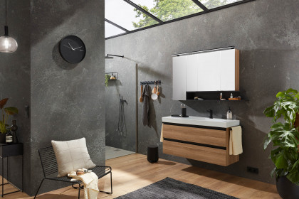 c!puro von puris - Badezimmer in Cuneo Eiche braun