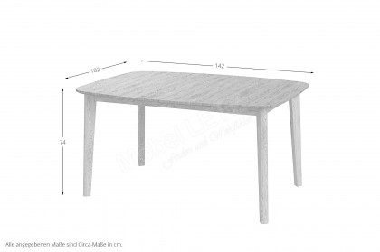 #118 Dining Table von Skovby - Esstisch aus massivem Eichenholz