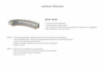 Studio Bed 003 von JOOP! - Boxspringbett anthrazit