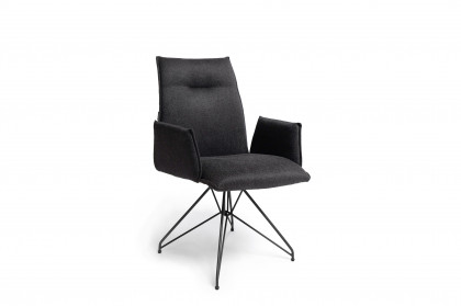 Studio Dining Chair 002 von JOOP! - Esszimmerstuhl in Anthrazit & Cornflower