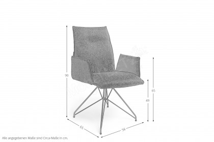 Studio Dining Chair 002 von JOOP! - Esszimmerstuhl in Anthrazit & Cornflower
