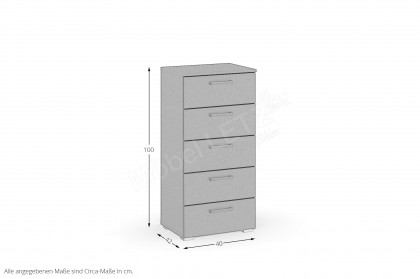 Allrounder von Rauch Blue - Schubkastenkommode ca. 100 cm hoch