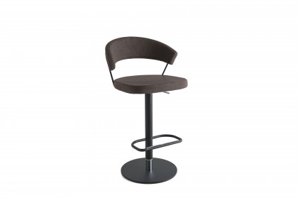 New York von connubia by calligaris - Barstuhl mit Kunstlederbezug
