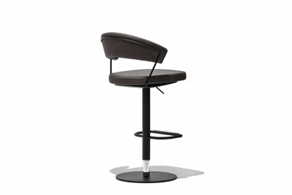 New York von connubia by calligaris - Barstuhl mit Kunstlederbezug