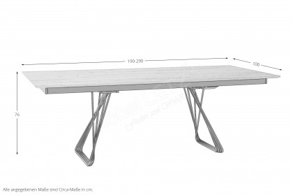 Studio Dining Table 002 von JOOP! - Esstisch Wildeiche schwarz lackiert