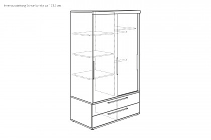 Fionn von Paidi - Jugendzimmer-Set: Schiebetürenschrank & Kojenbett