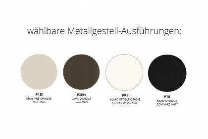 Artic von connubia by calligaris - Esstisch in Keramik Noir Désir & Schwarz matt