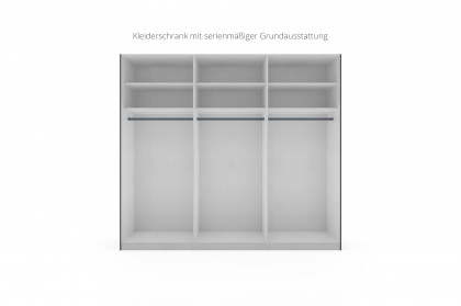 Sinfonie Plus Nova von Staud - Kleiderschrank mit Drehtüren Alpinweißglas
