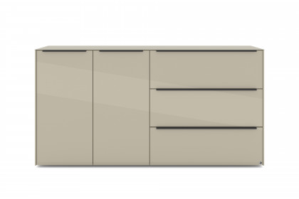 Reno-living von set one by Musterring - Sideboard KO-221 kaschmir/ Griff graphit-schwarz