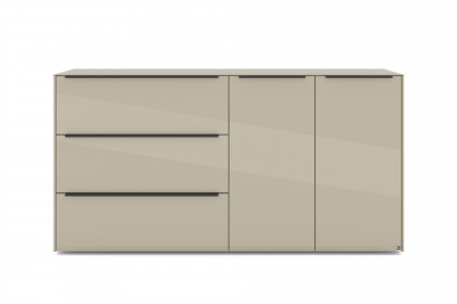 Reno-living von set one by Musterring - Sideboard KO-221 kaschmir/ Griff graphit-schwarz
