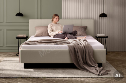 Silva von RUF Betten - Boxspringbett creme