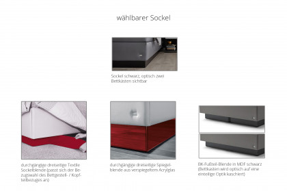 Silva von RUF Betten - Boxspringbett creme