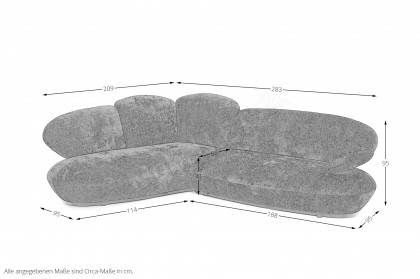 KOINOR Stones - Eckgarnitur ocean