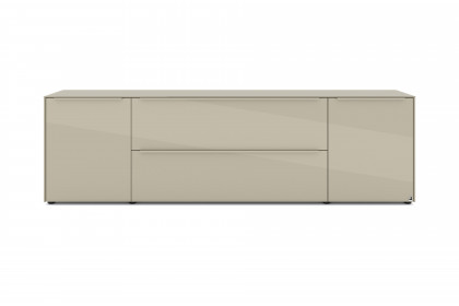 Reno-living von set one by Musterring - Lowboard LB-217 kaschmir/ Griff kaschmir