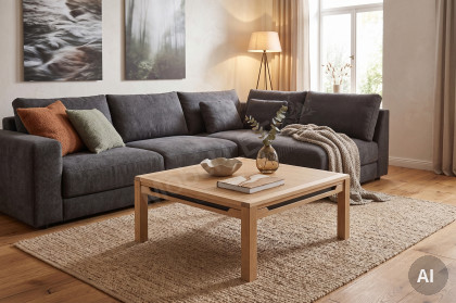 Ameno-living von Decker - Couchtisch quadartisch aus massiver Wildeiche