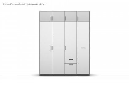 Allrounder von Rauch Blue - Kombi-Schrank mit 2 Schubkästen ca. 197 cm hoch