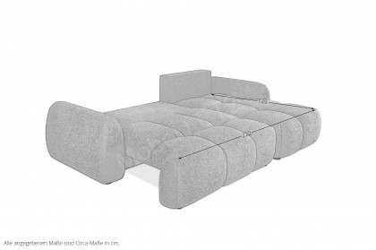 Wind von WERSAL - Polstersofa rechts grau