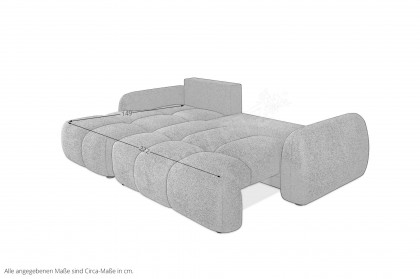 Wind von WERSAL - Polstersofa links grau
