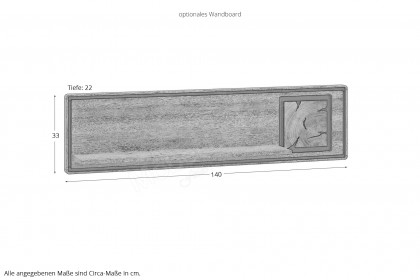 WZ-0625 von GK Möbelvertrieb - Lowboard II Wildeiche mit Hirnholz
