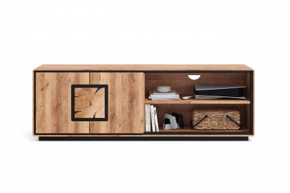 WZ-0625 von GK Möbelvertrieb - Lowboard II Wildeiche mit Hirnholz