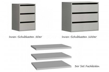 Whenua von Forte - Schlafzimmer 4-teilig Eiche Mauvella - salbeigrün