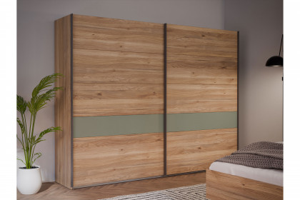Whenua von Forte - Schlafzimmer 4-teilig Eiche Mauvella - salbeigrün