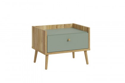 Whenua von Forte - Schlafzimmer 4-teilig Eiche Mauvella - salbeigrün