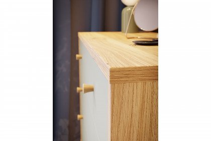 Whenua von Forte - Schlafzimmer 4-teilig Eiche Mauvella - salbeigrün