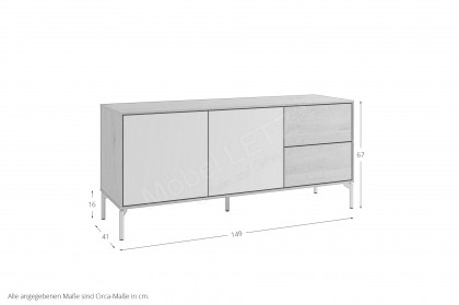 Laboe von SCHÖNER WOHNEN - Sideboard seidengrau