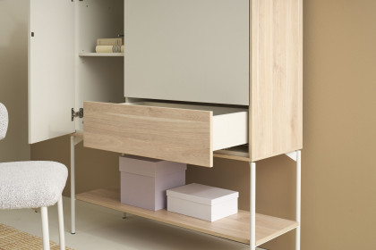 Laboe von SCHÖNER WOHNEN - Highboard in Seidengrau