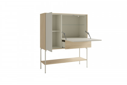 Laboe von SCHÖNER WOHNEN - Highboard in Seidengrau