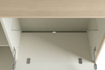 Laboe von SCHÖNER WOHNEN - Highboard in Seidengrau