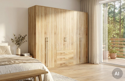 Achat Komfort von Priess - Drehkleiderschrank in Artisan Eiche Nachbildung