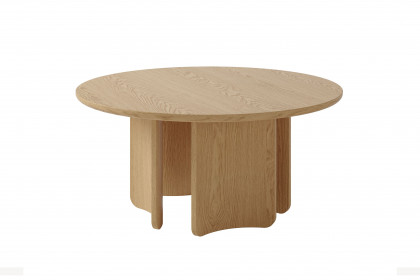 Molde von SCHÖNER WOHNEN - Couchtisch Eichenfurnier/ bianco lackiert