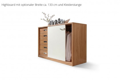 MULTIFLEX von Schlüter Möbelfabrik - Highboard DE LUXE mit Schranktiefe